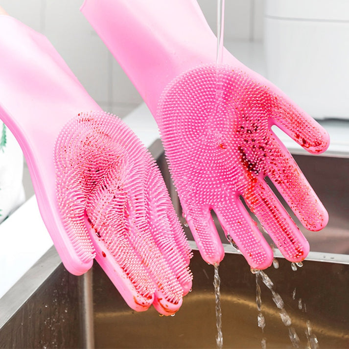 Silicone Cleaning Gloves