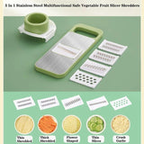 5-in-1 Manual Food Grater &amp; Slicer