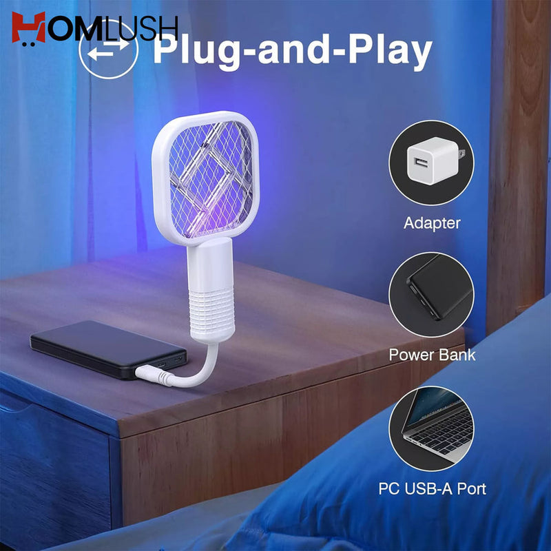 USB Electric Mosquito Swatter Racket 🦟⚡